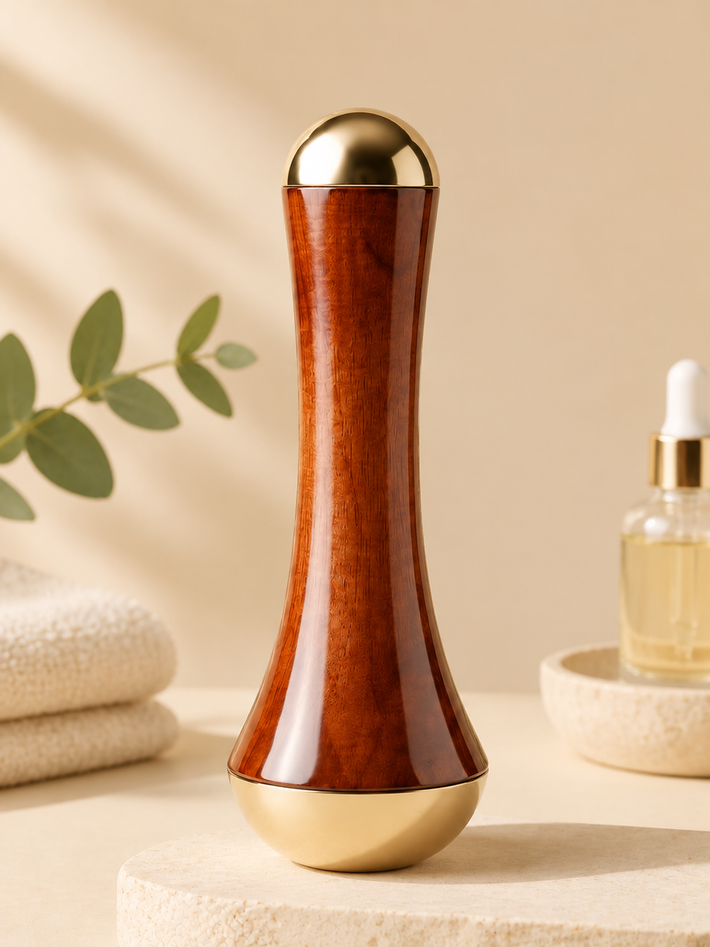 Relax Wooden Facial Massager