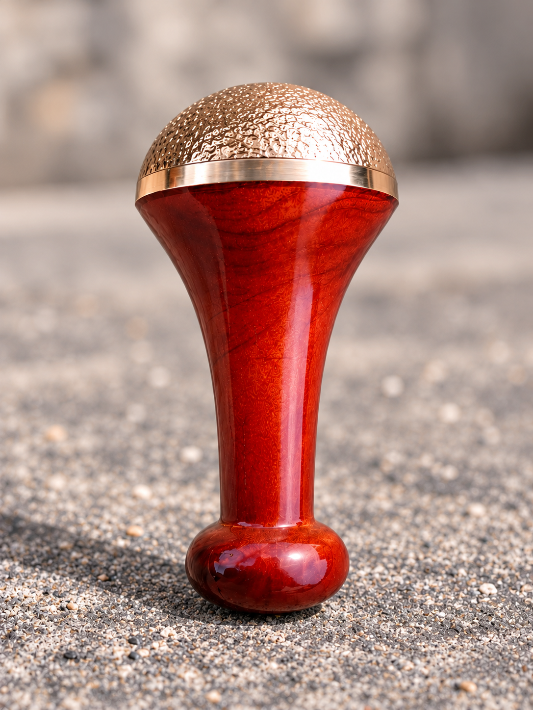 Relax Facial Wand – Metallic Dome Detail